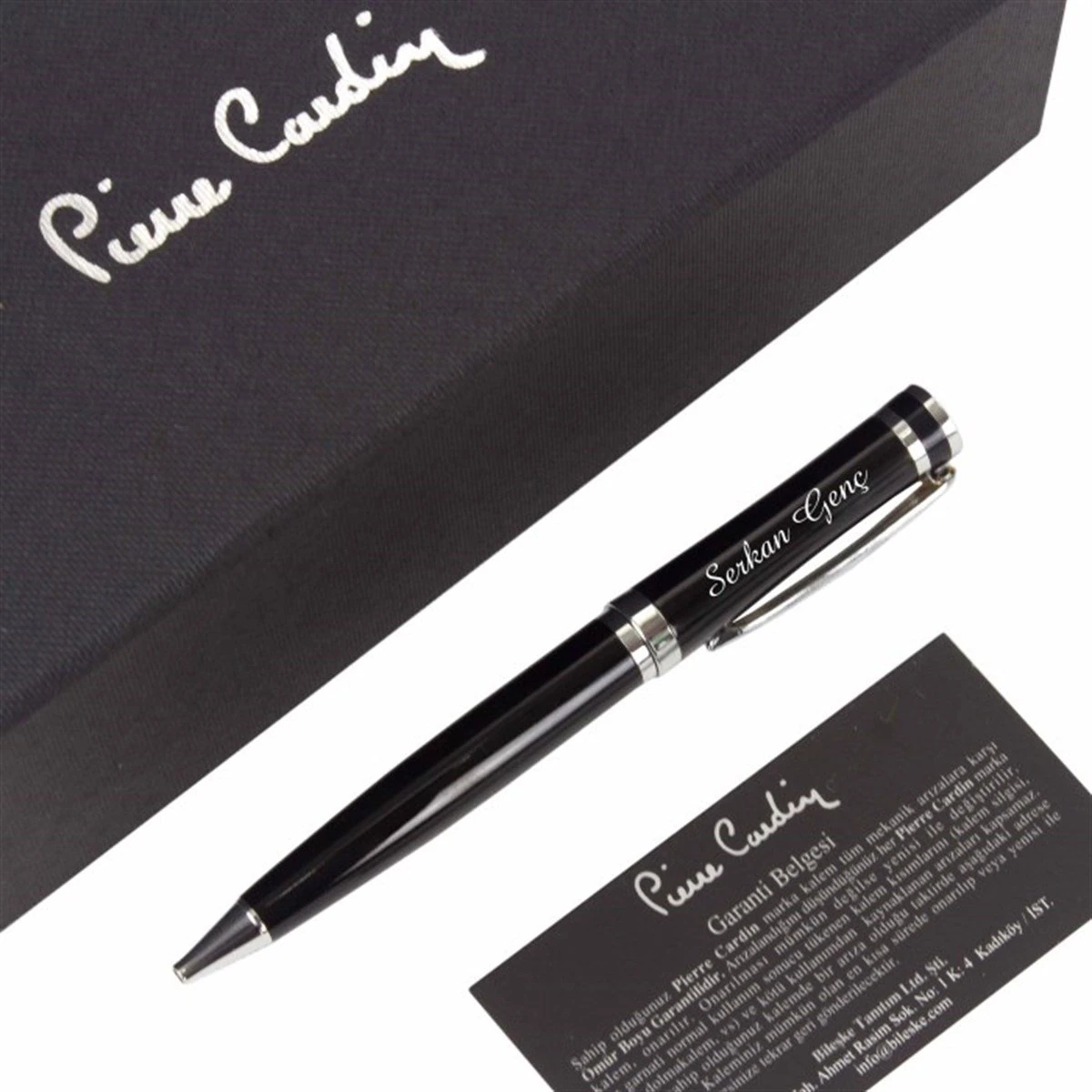 Pierre Cardin Marka Metal Tükenmez Kalem Siyah PC141