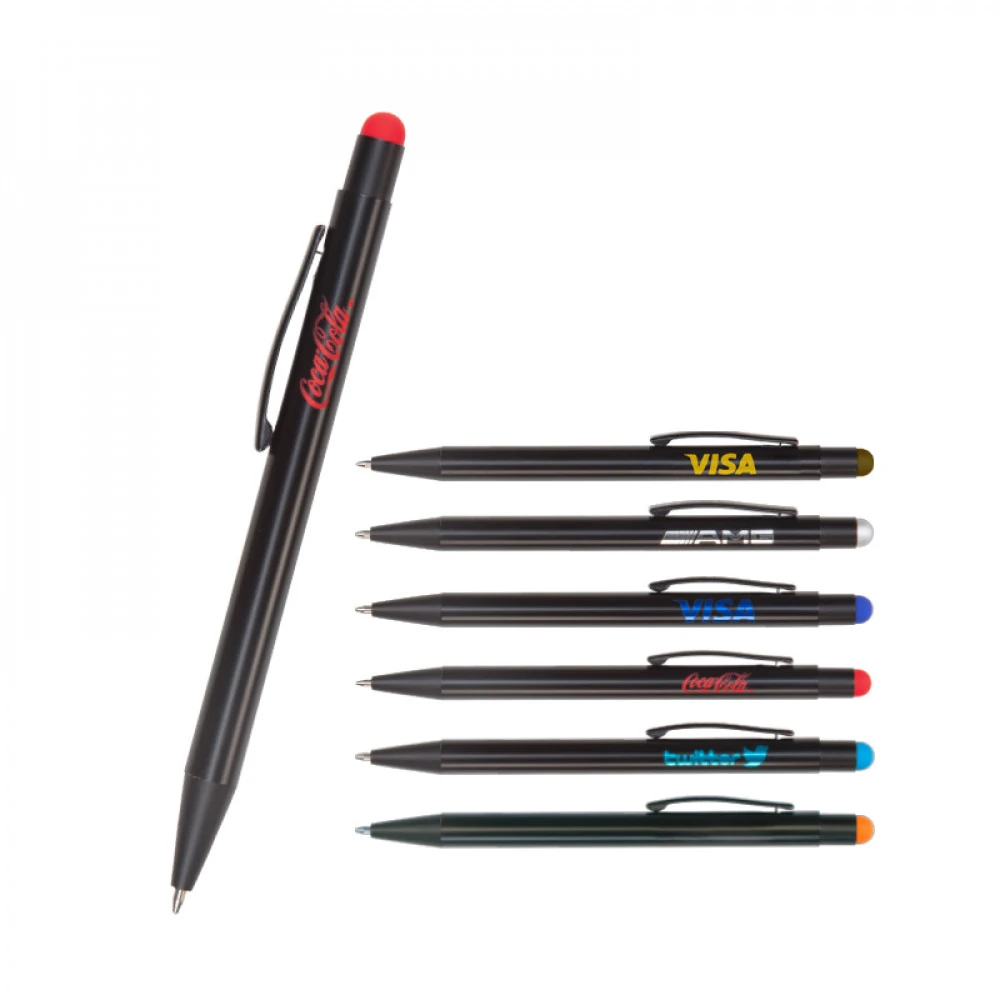 Kişiye Özel Tepe Renginde Metal Touchpen Tükenmez Kalem (min. 50 ad)