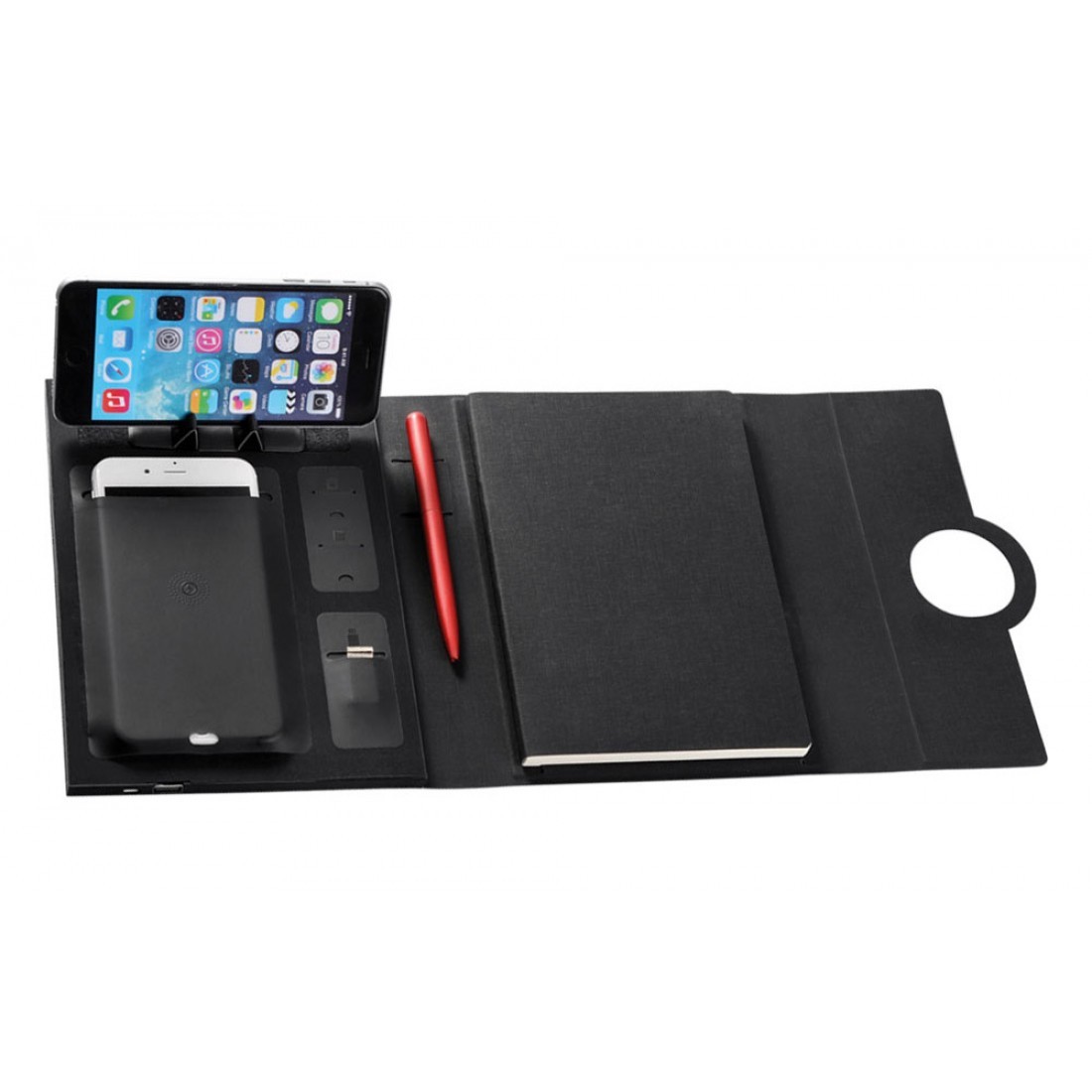 Kişiye Özel Powerbank 5000 mAh Wireless Organizer