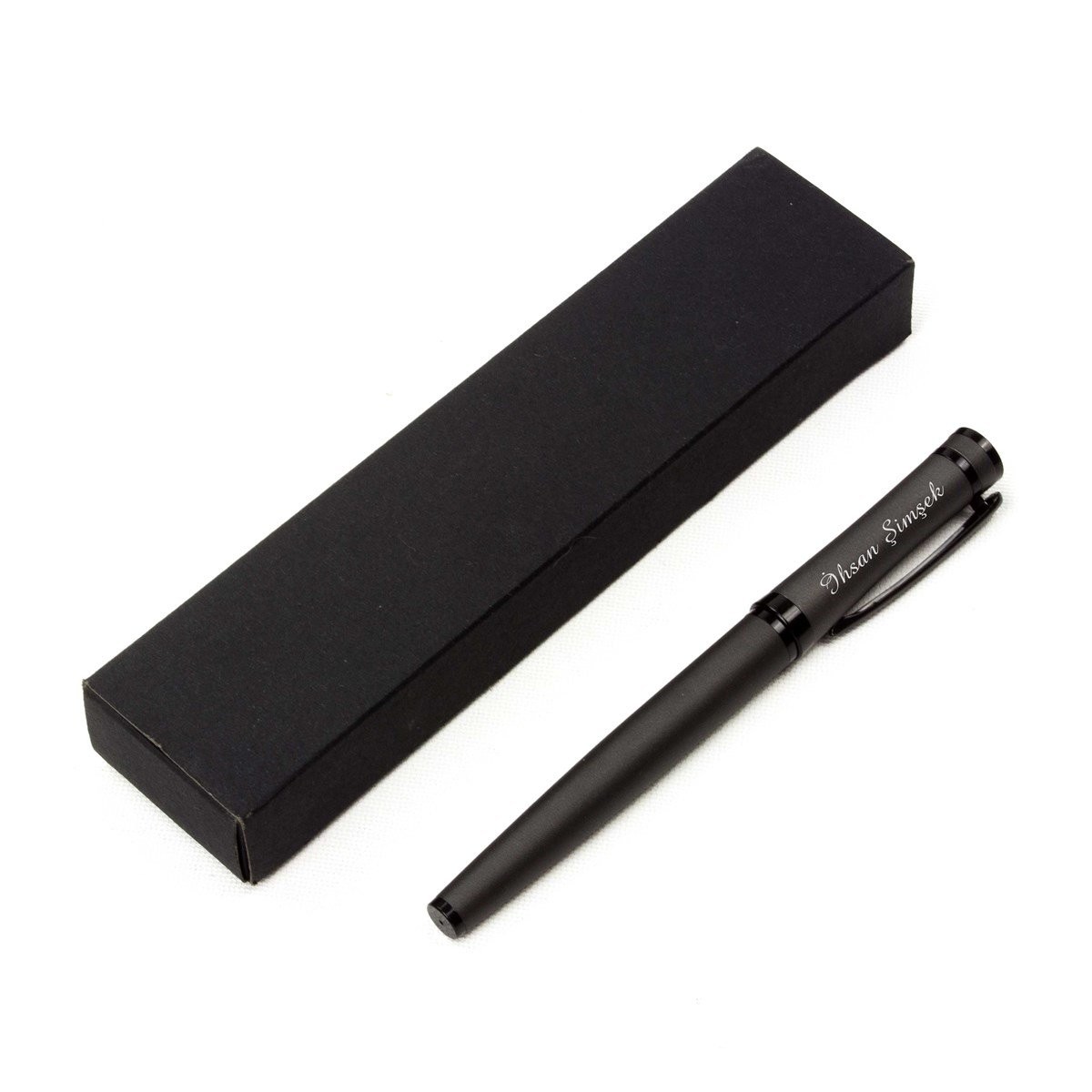 Kişiye Özel Premium Füme Renk Metal Roller İmza Kalem