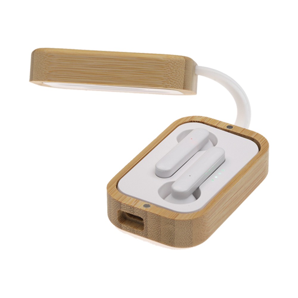 Kişiye Özel Baskılı Bambu Bluetooth 5.0 Kulaklık