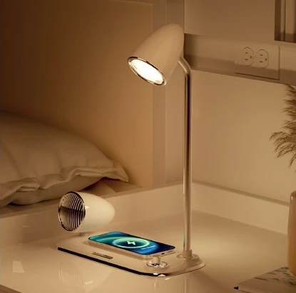 Masaüstü Masa Lambası Kablosuz Şarj Cihazı