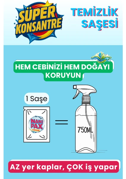 Nanopax Mutfak - Yağ Sökücü & 1 Adet Hediye Toz Temizlik Saşesi