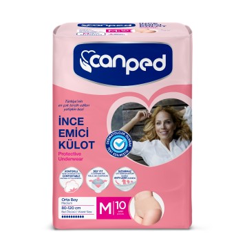  Canped Külotlu Mesane Pedi Medium 10 lu