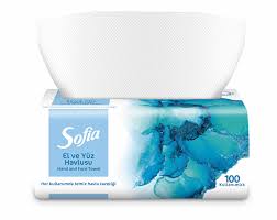 Sofia El Yüz Havlusu 100'lü 2 Katlı