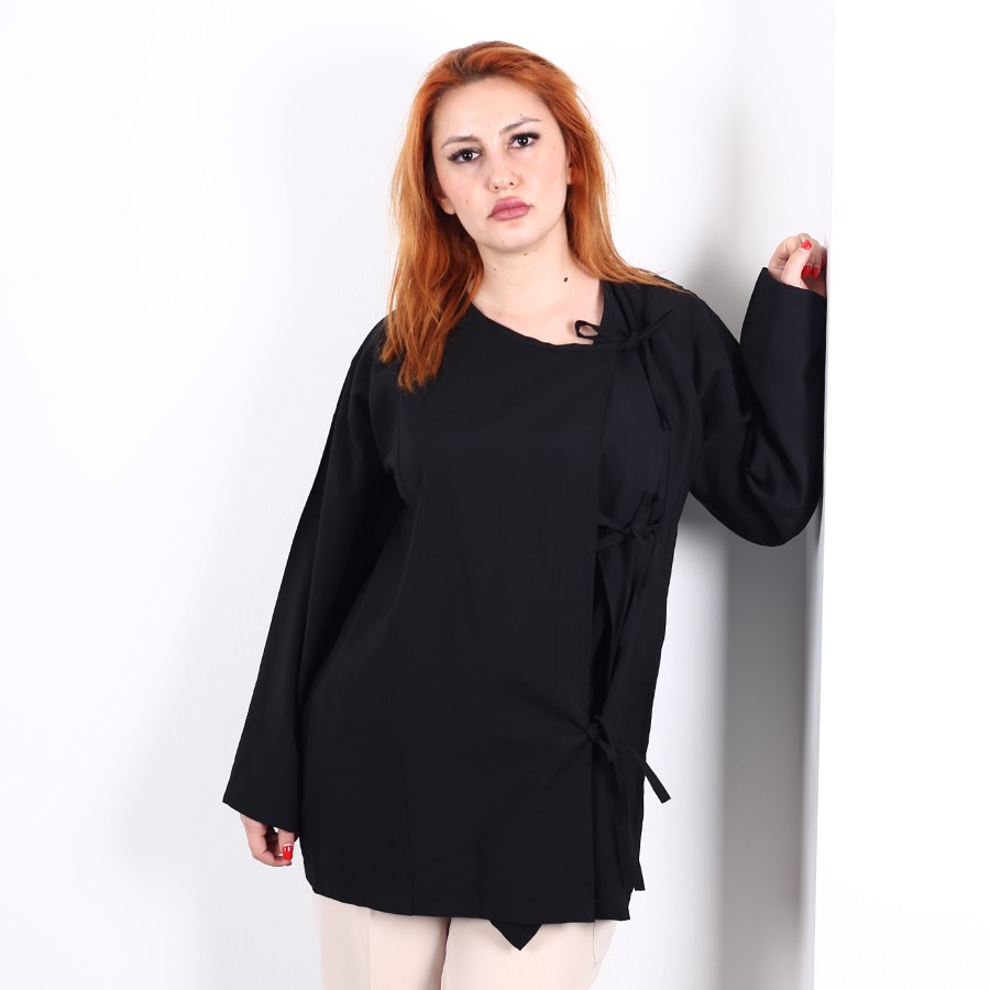 Modavega Yandan Kurdela Detay Tunik 831