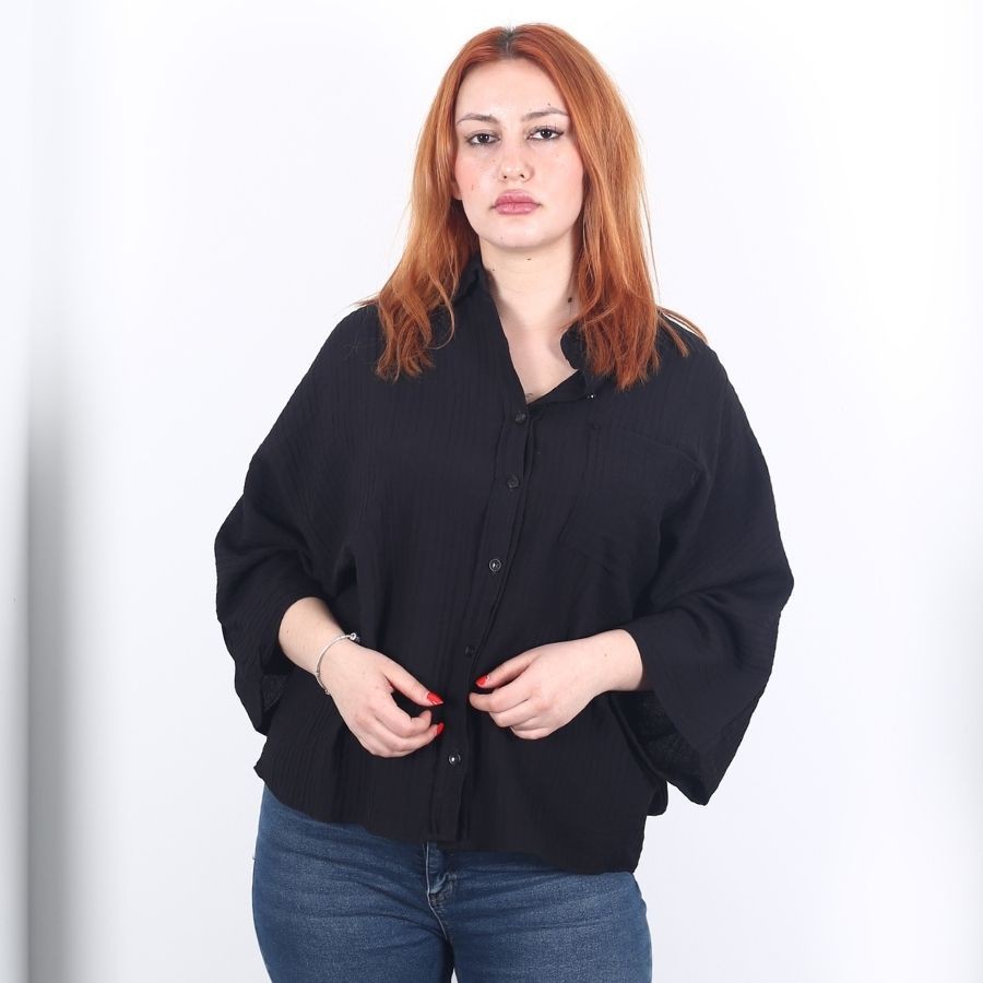 Modavega Arka Robalı Fitilli Gömlek 1858