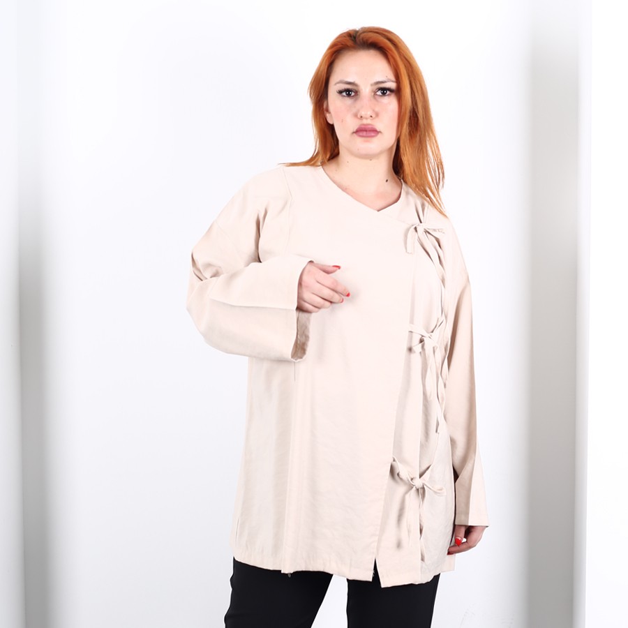 Modavega Yandan Kurdela Detay Tunik 831