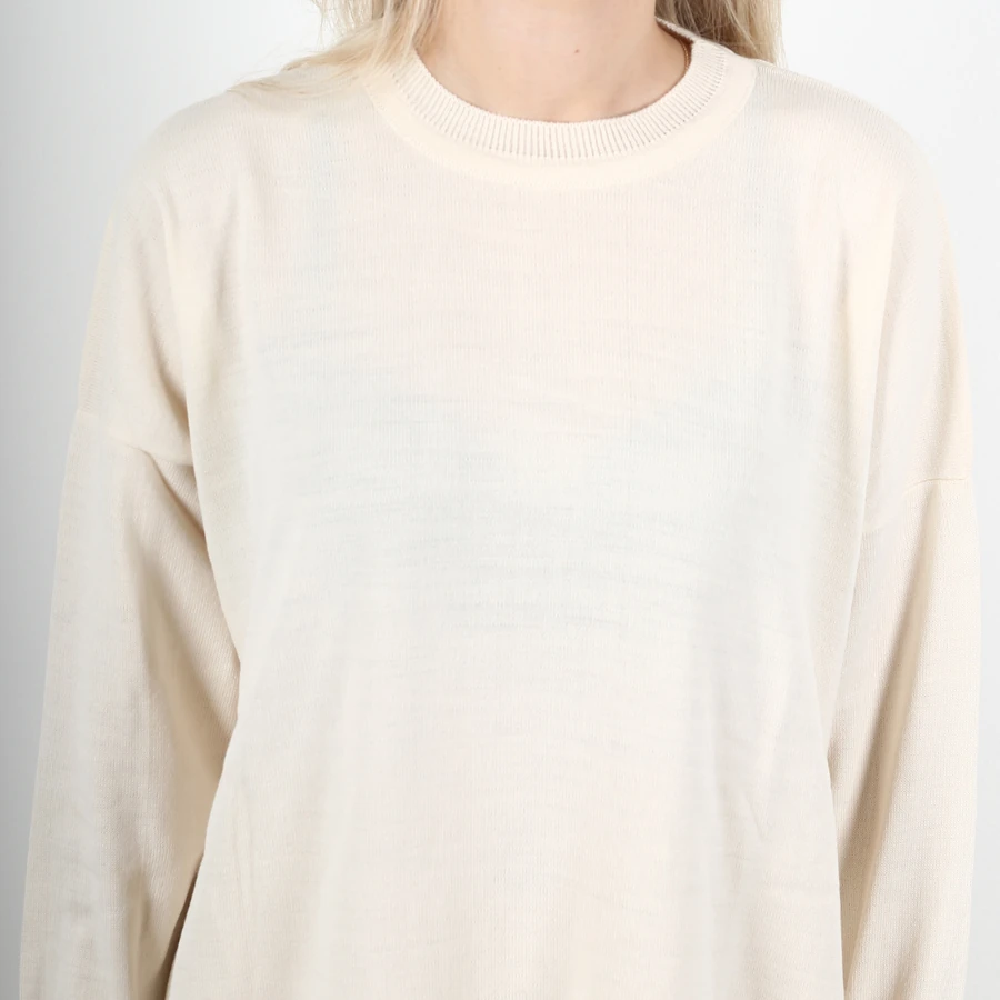 Modavega Bisiklet Yaka Salaş Triko Tunik 