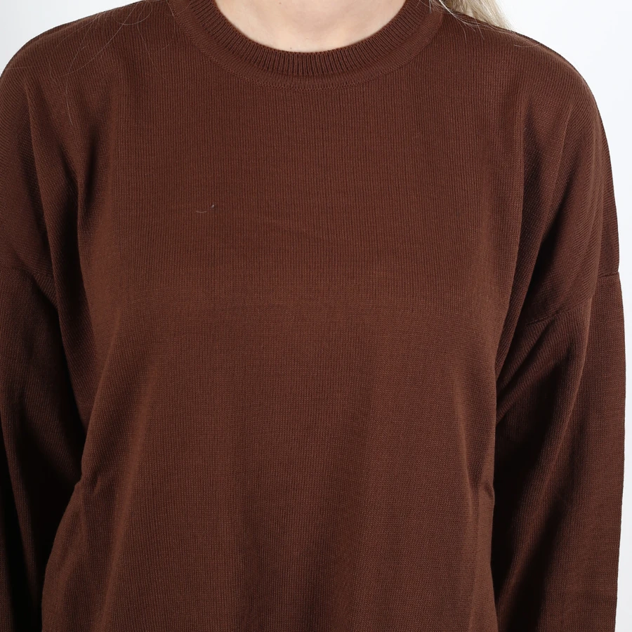 Modavega Bisiklet Yaka Salaş Triko Tunik 