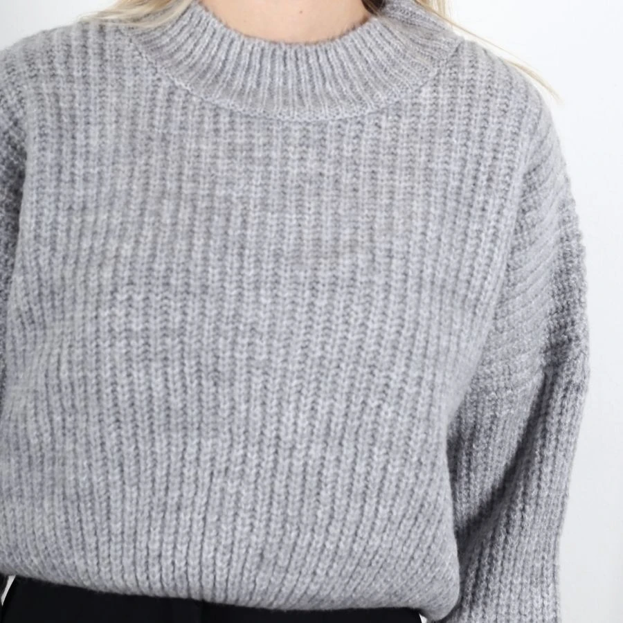 Modavega Kol Ucu Lastikli Selanik Triko Kazak 7058