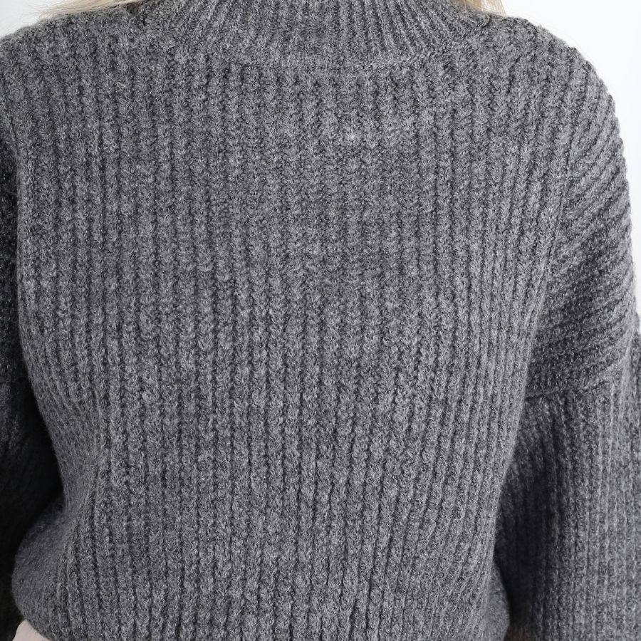 Moavega Kol Ucu Lastikli Selanik Triko Kazak 7058