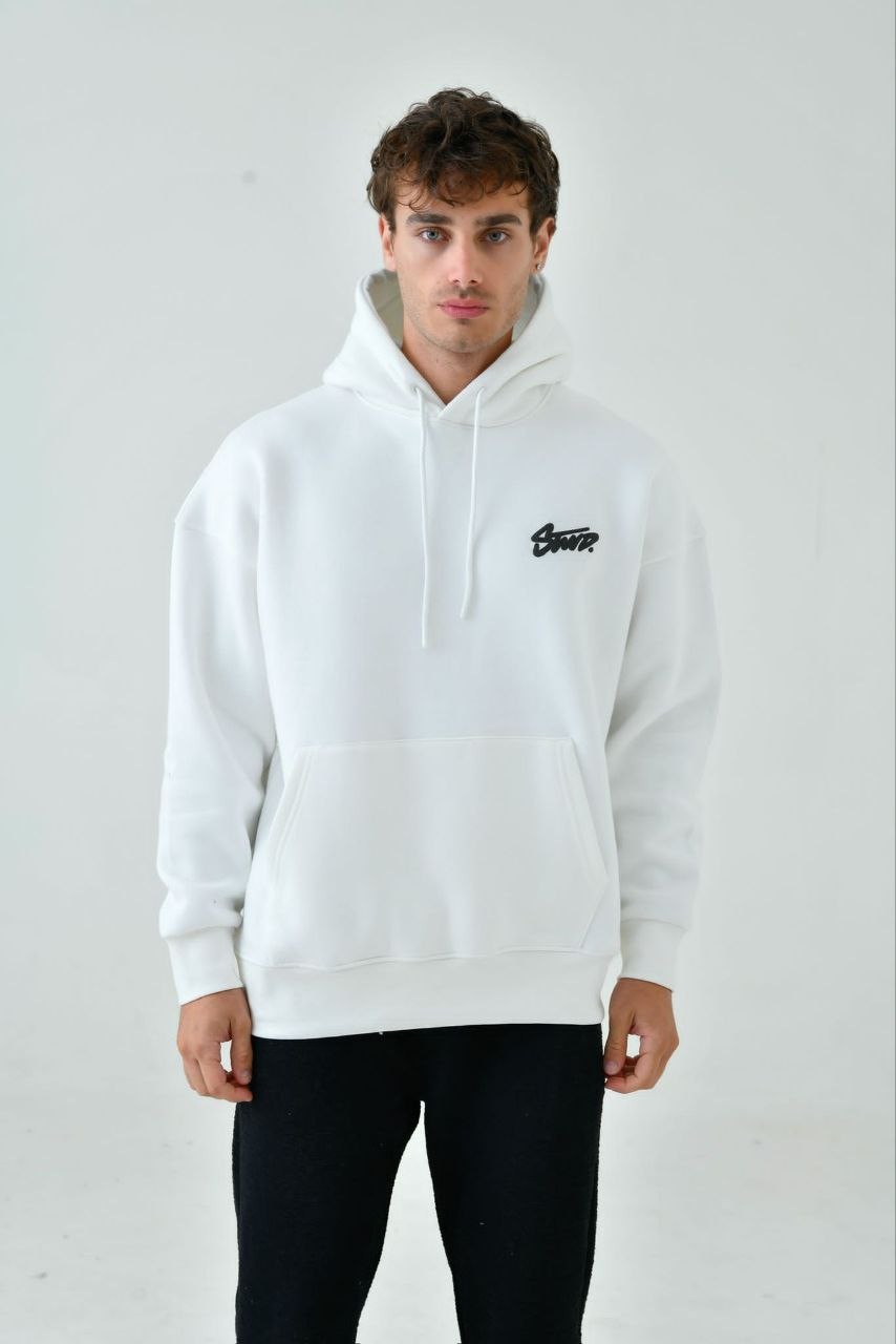 STWD Baskılı Oversize Hoodie