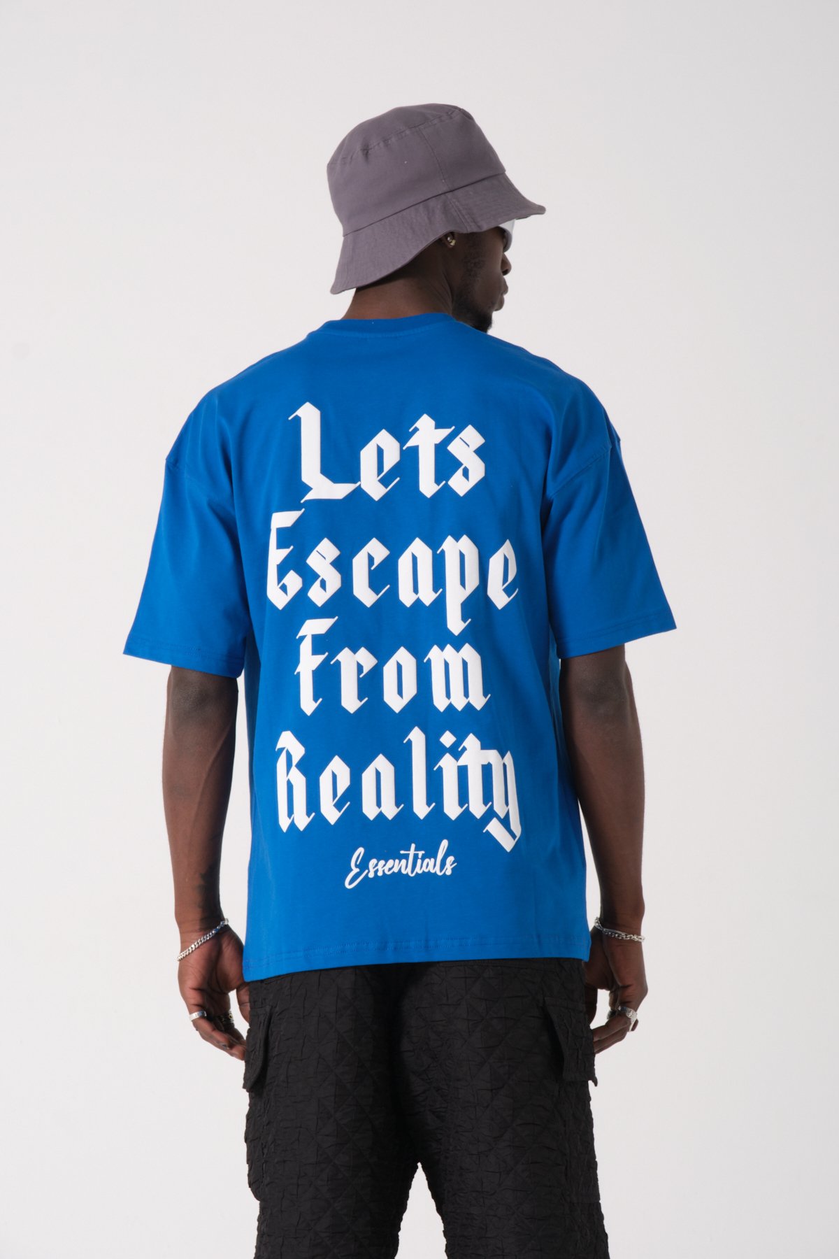 Escape From Reality Baskılı Oversize T-shirt