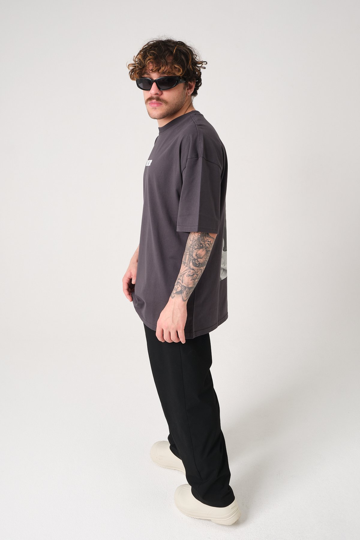 Tupac Shakur Baskılı Oversize T-shirt