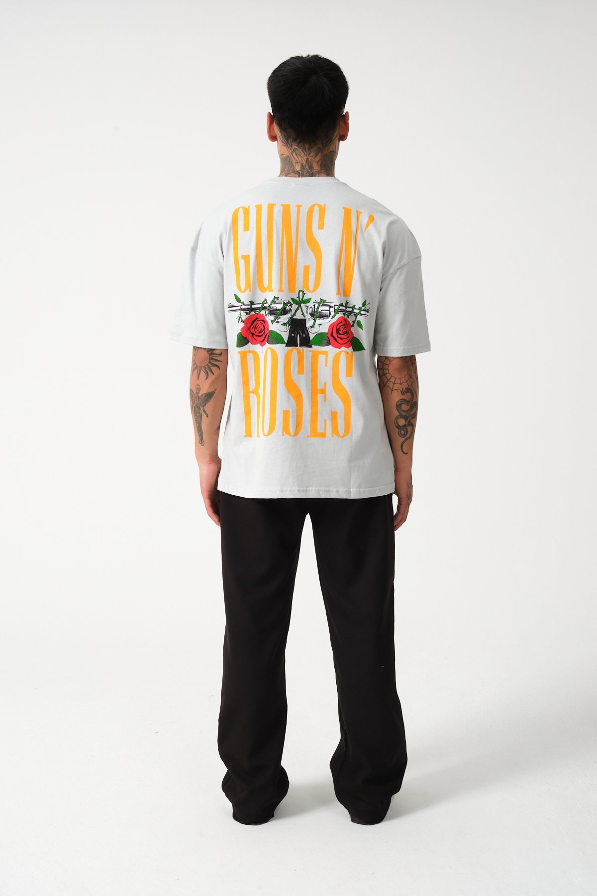 GUNS' ROSES Baskılı T-shirt