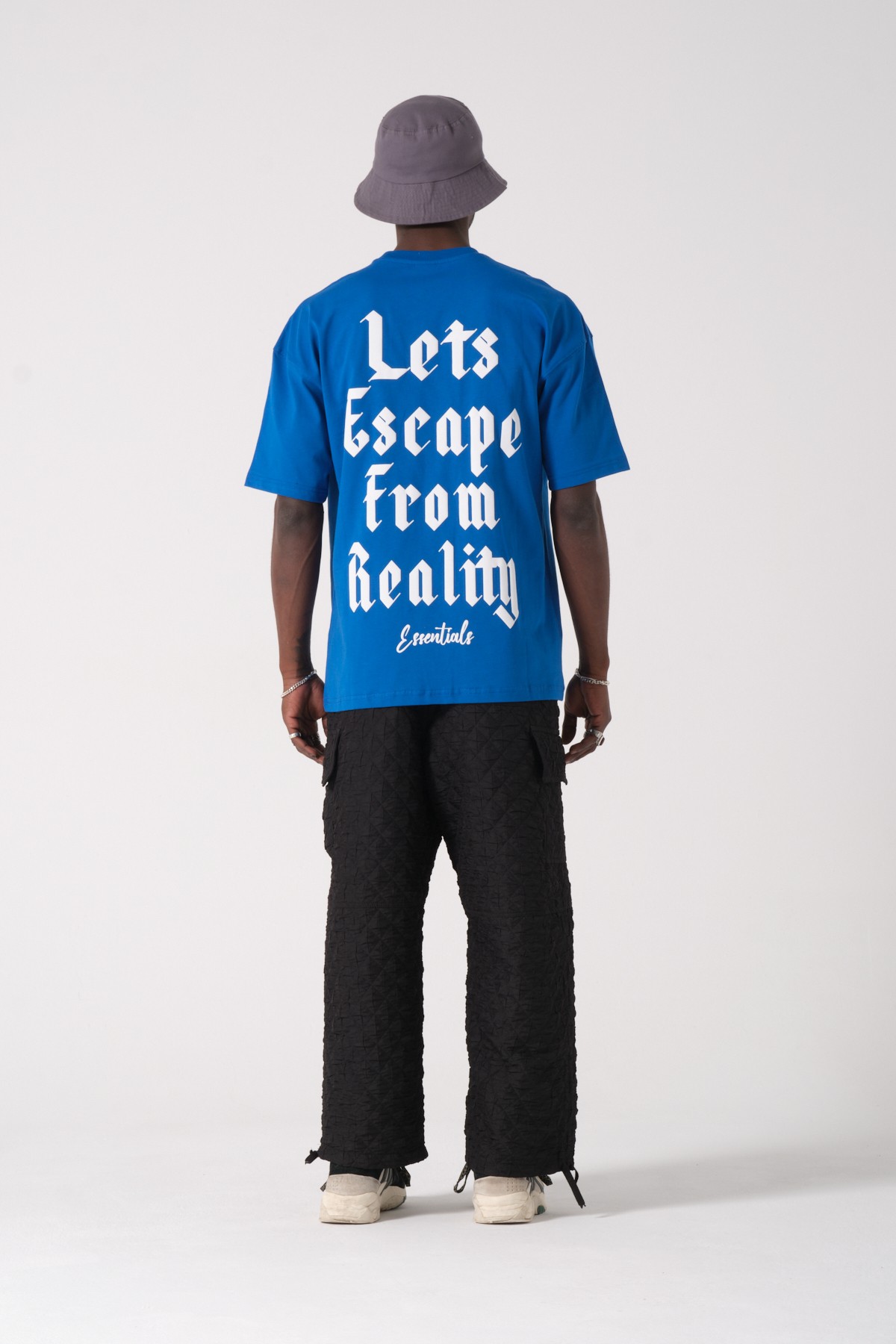 Escape From Reality Baskılı Oversize T-shirt