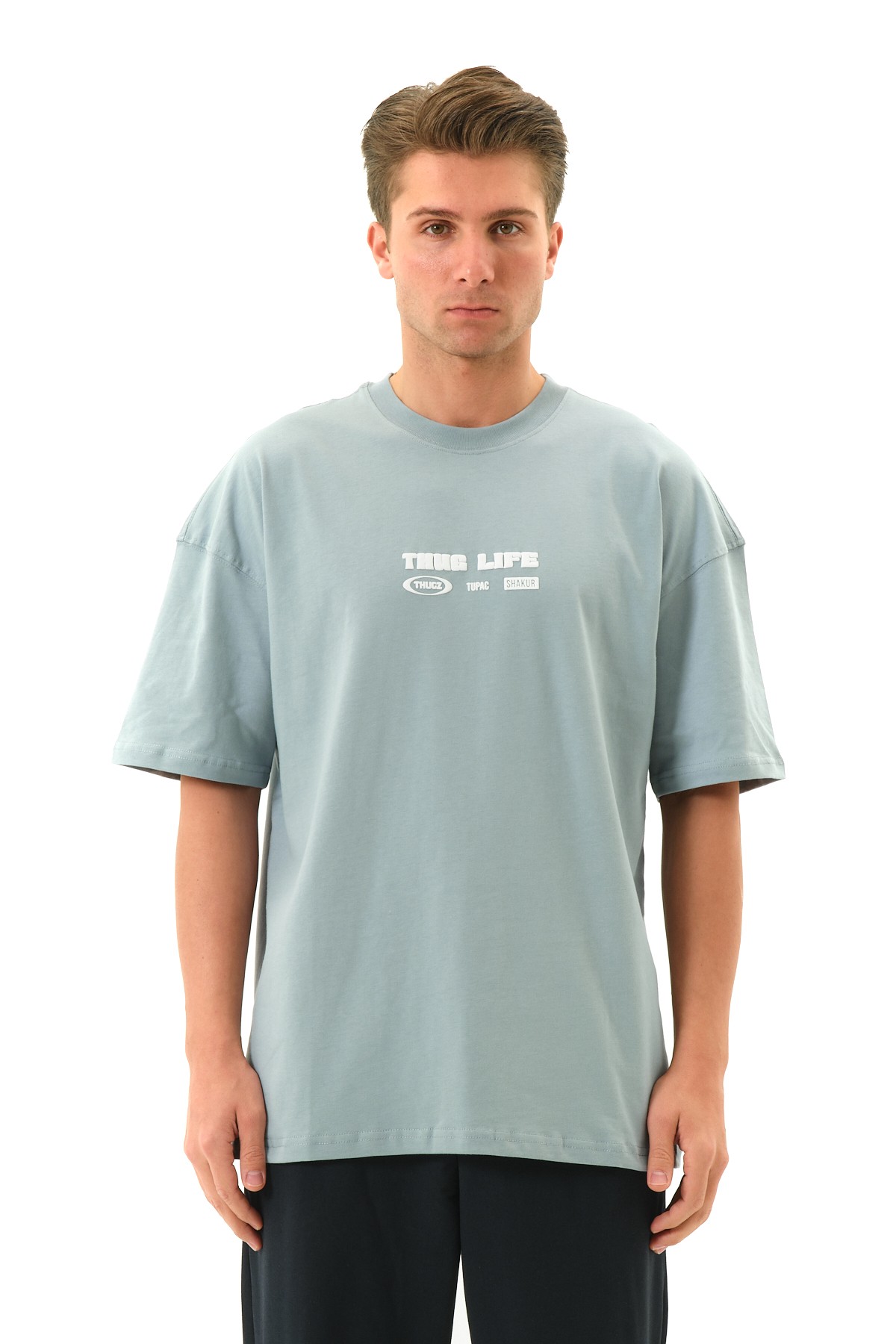 ThugLife Baskılı Oversize T-shirt
