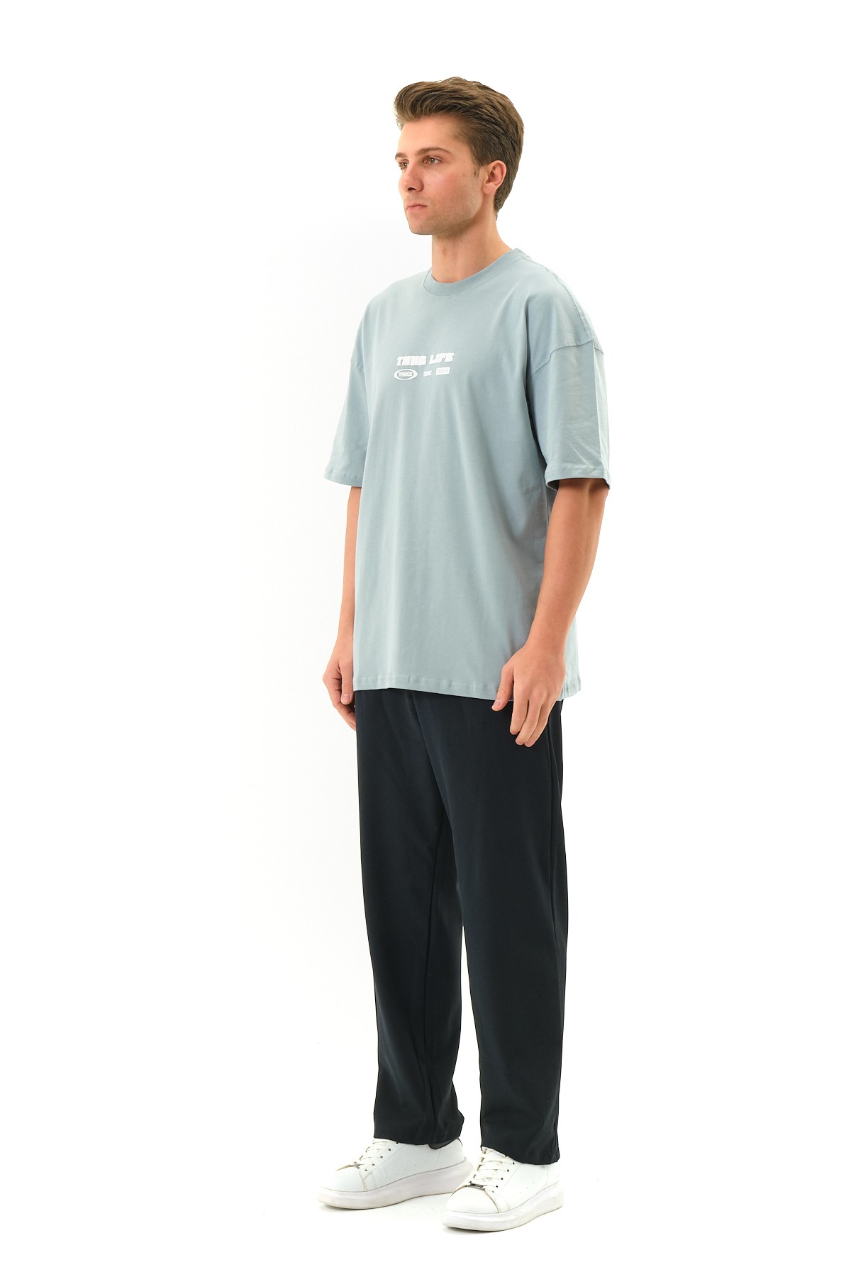 ThugLife Baskılı Oversize T-shirt