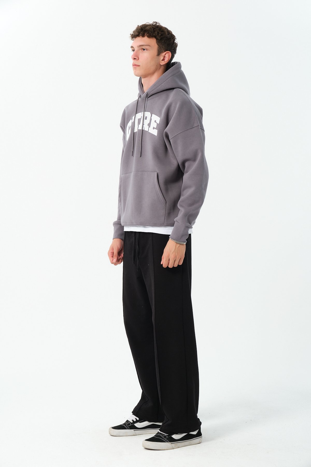 CTRE Oversize Baskılı Hoodie