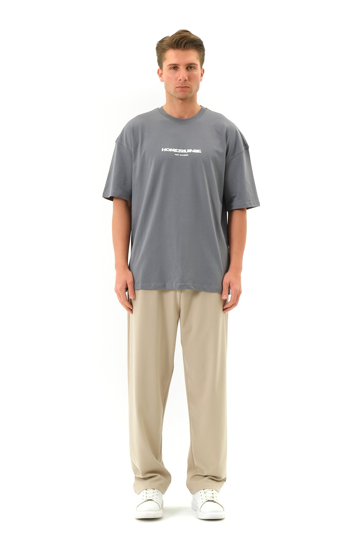 Home Baskılı Oversize T-shirt