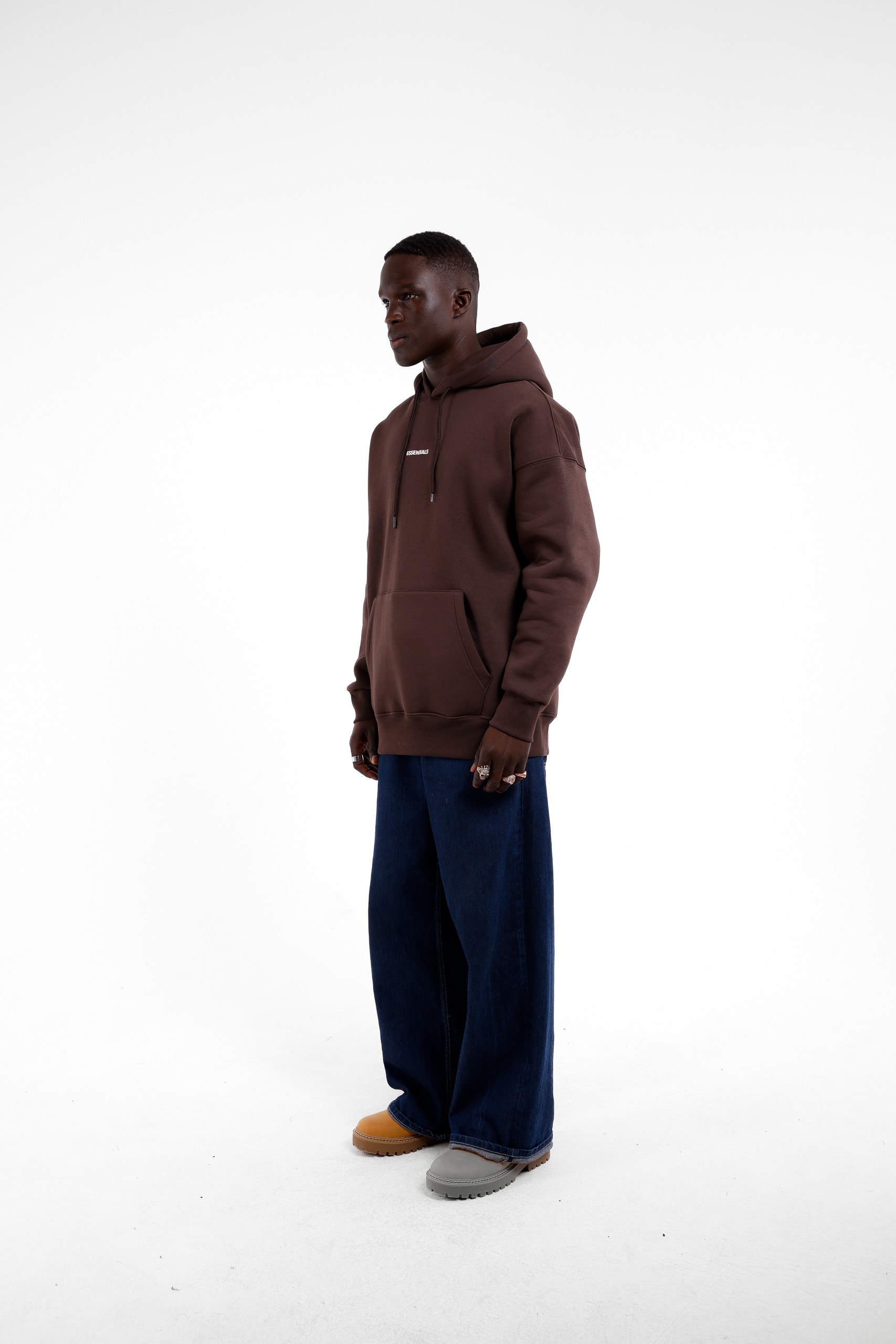 Küçük Essentials Baskılı Sweatshirt