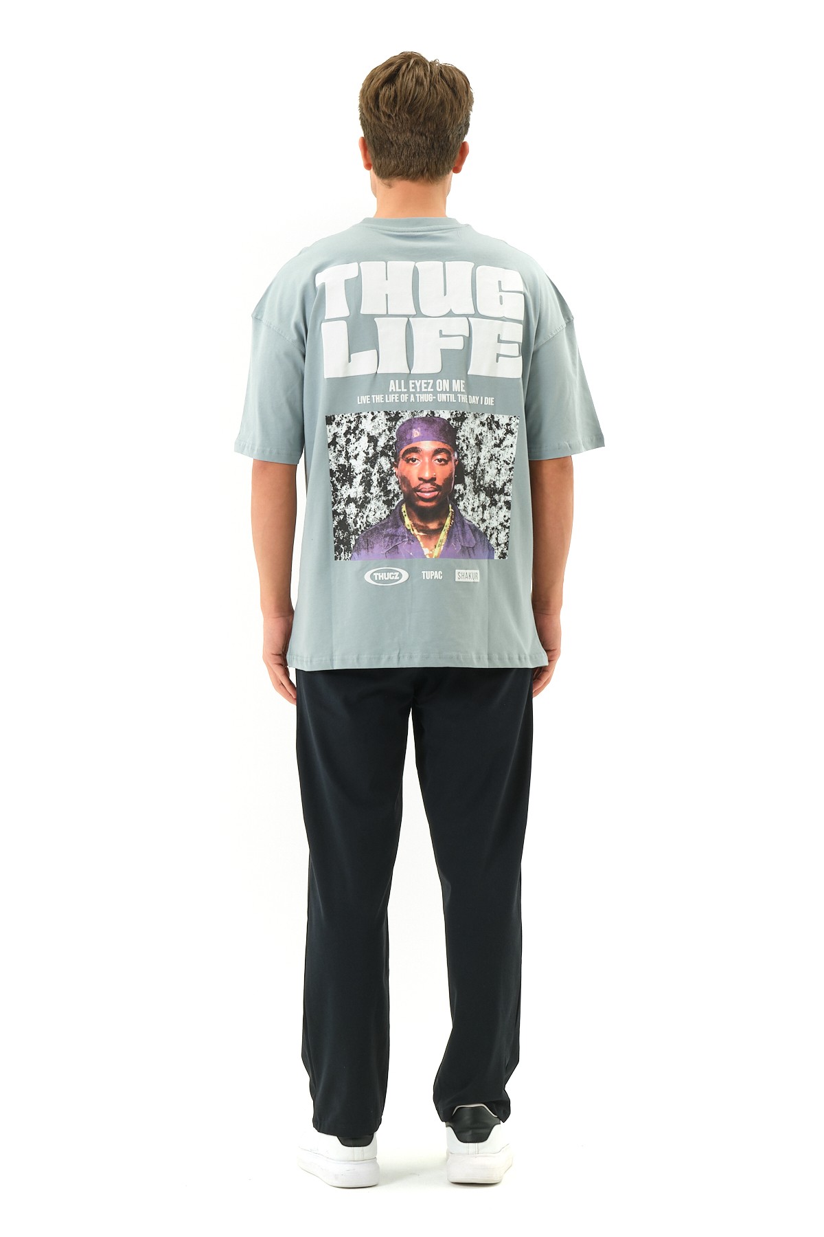 ThugLife Baskılı Oversize T-shirt