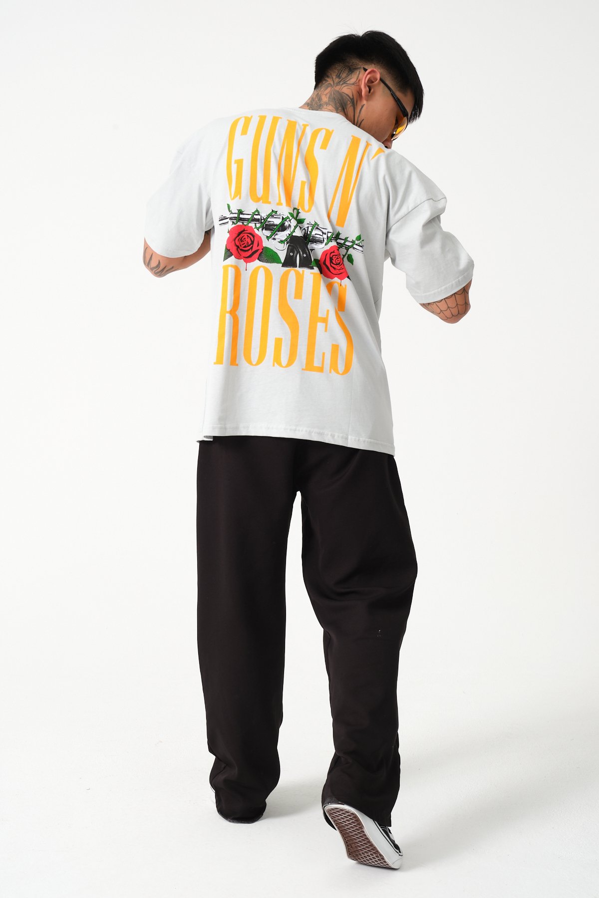 GUNS' ROSES Baskılı T-shirt