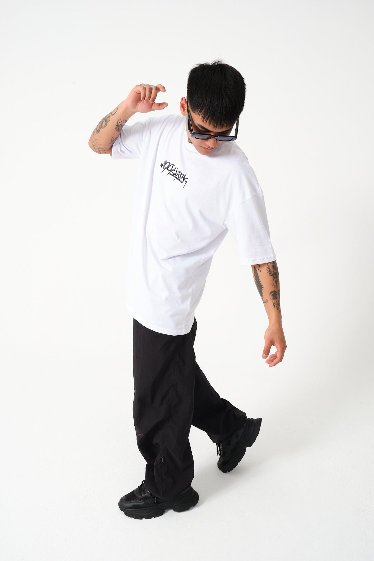 Butterfly Baskılı Oversize T-shirt