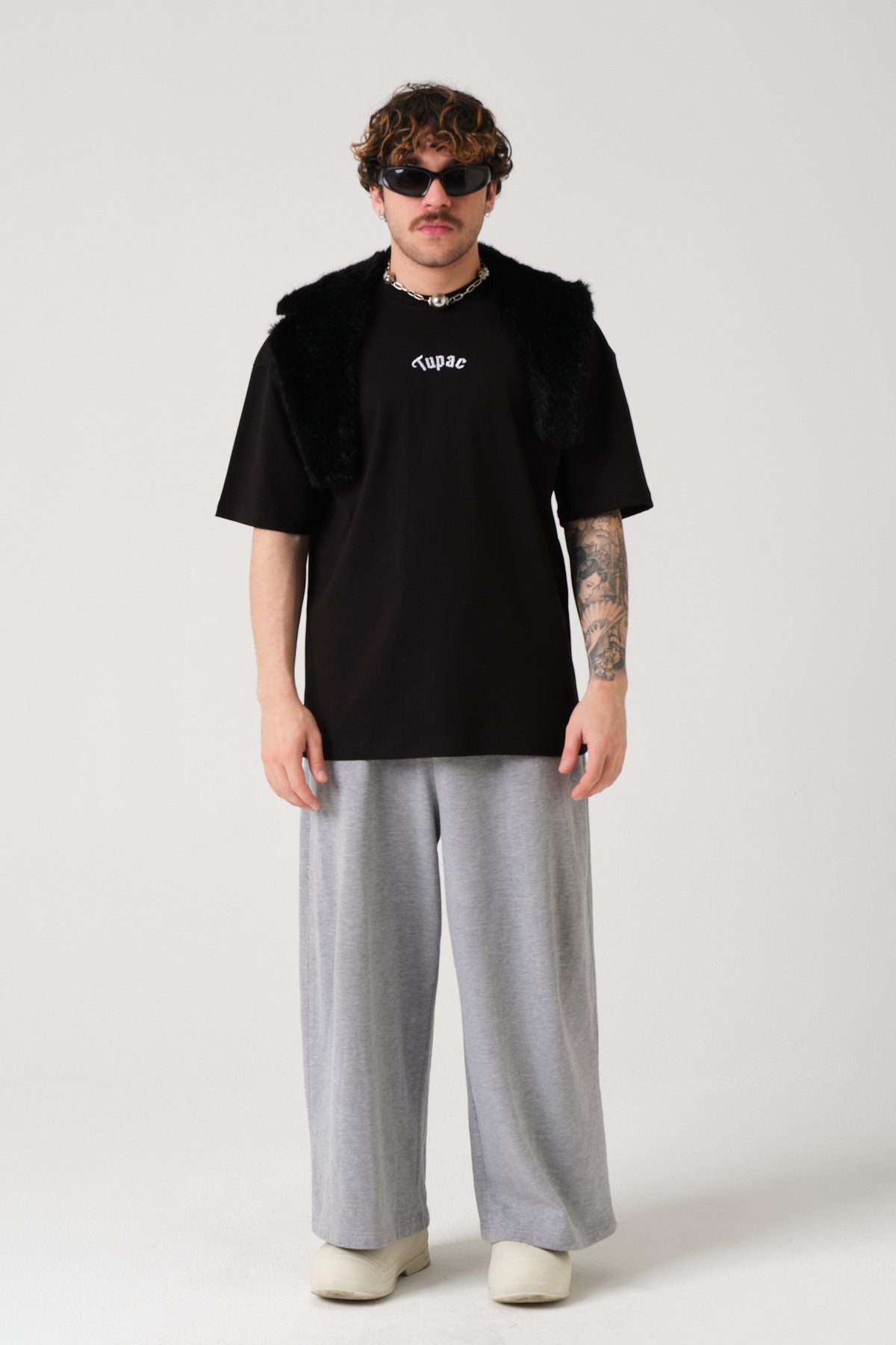 Tupac Baskılı T-shirt