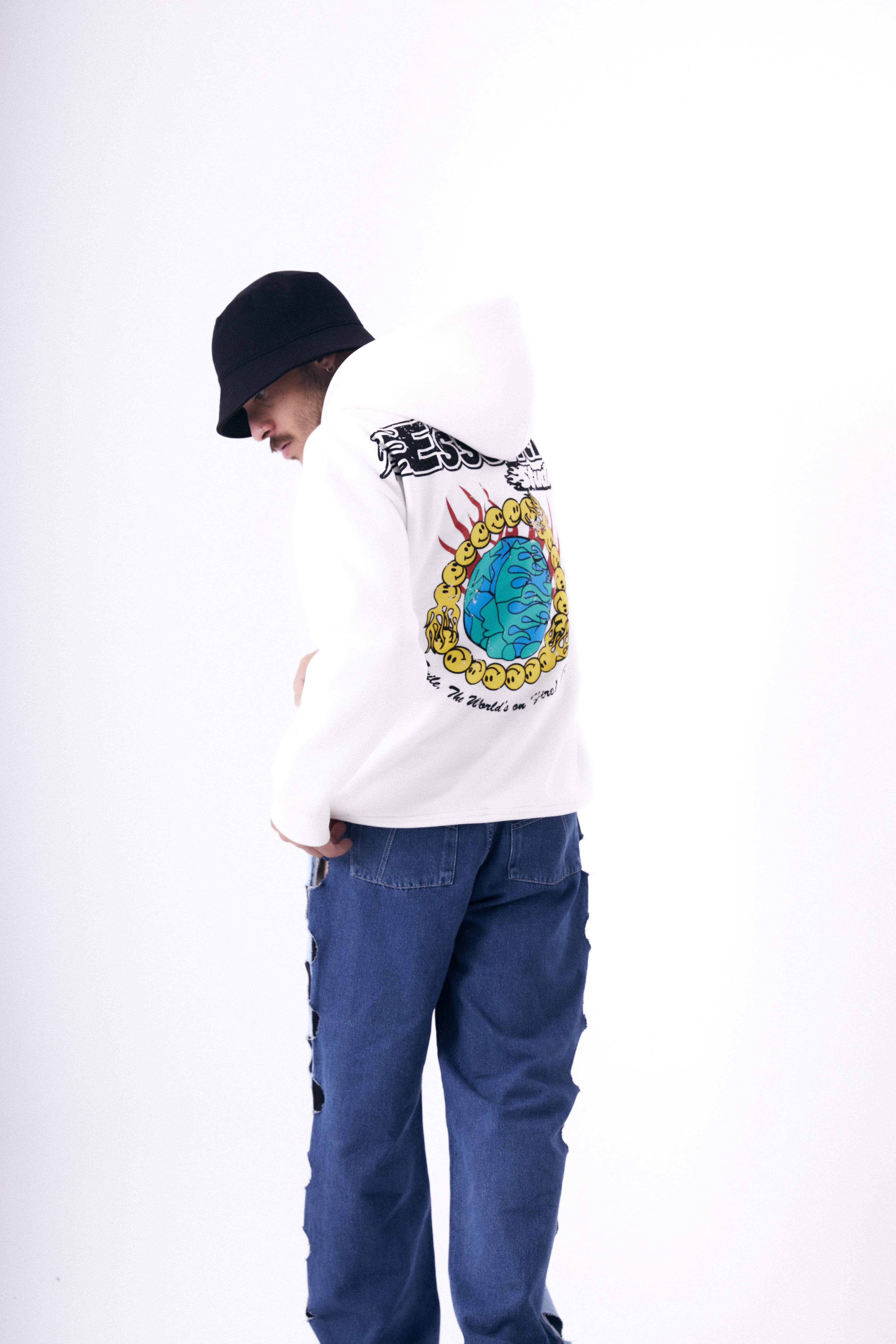 Essentials Studios Baskılı Oversize Sweatshirt