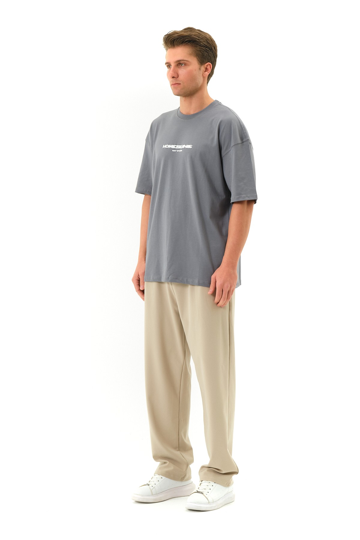 Home Baskılı Oversize T-shirt