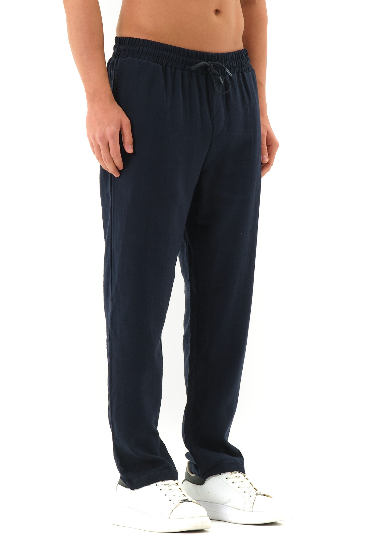 Oversize Keten Pantolon