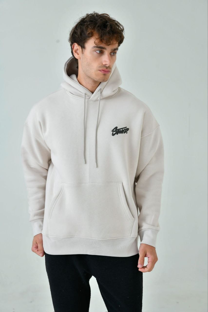 STWD Baskılı Oversize Hoodie