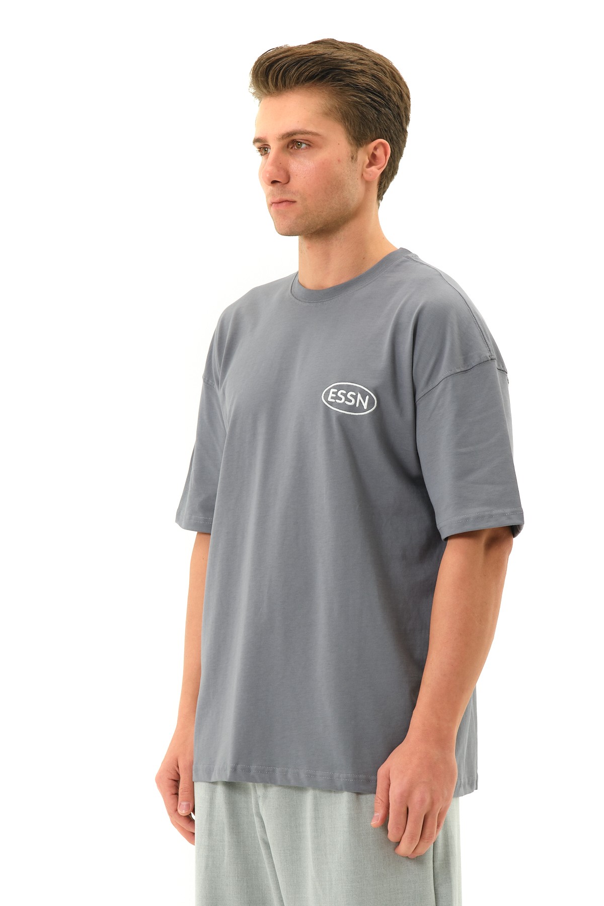 LA Baskılı Oversize T-shirt