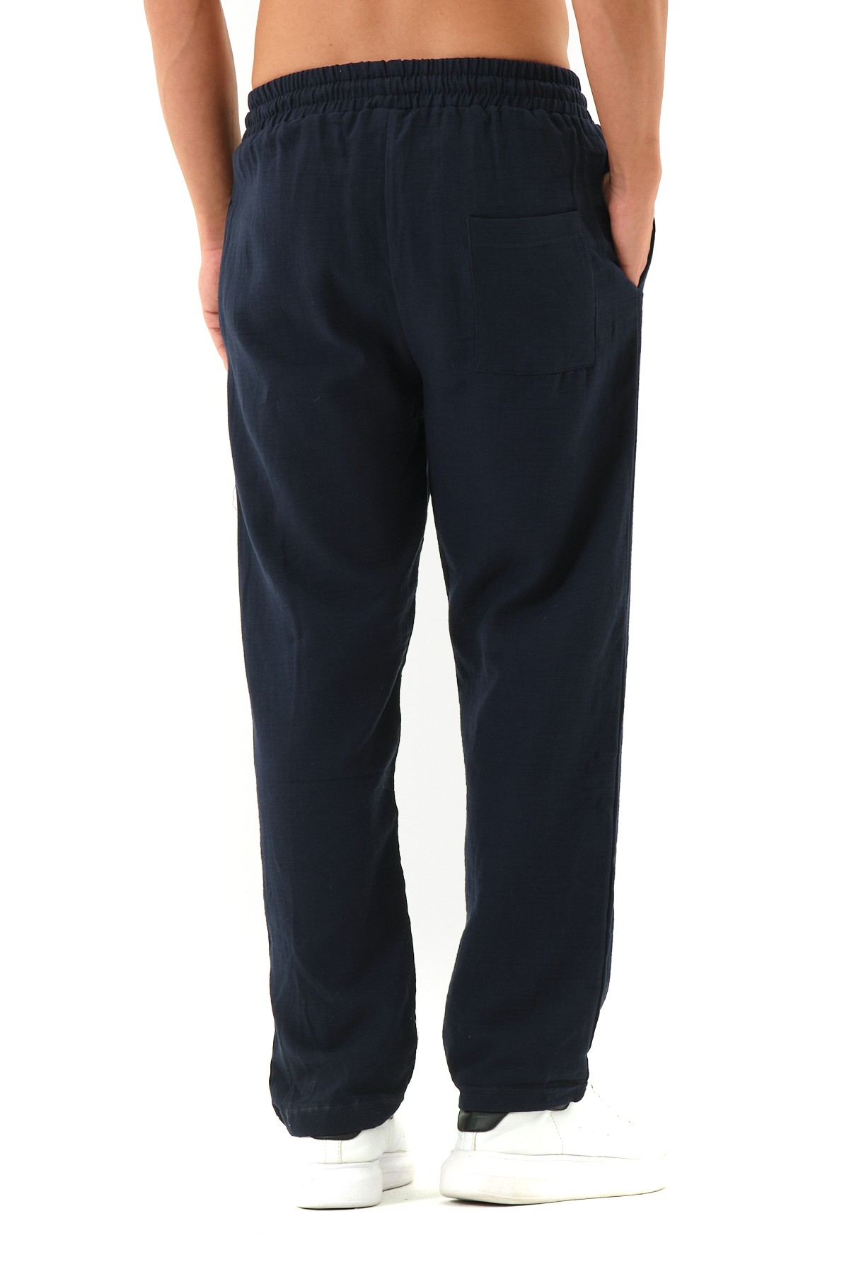 Oversize Keten Pantolon