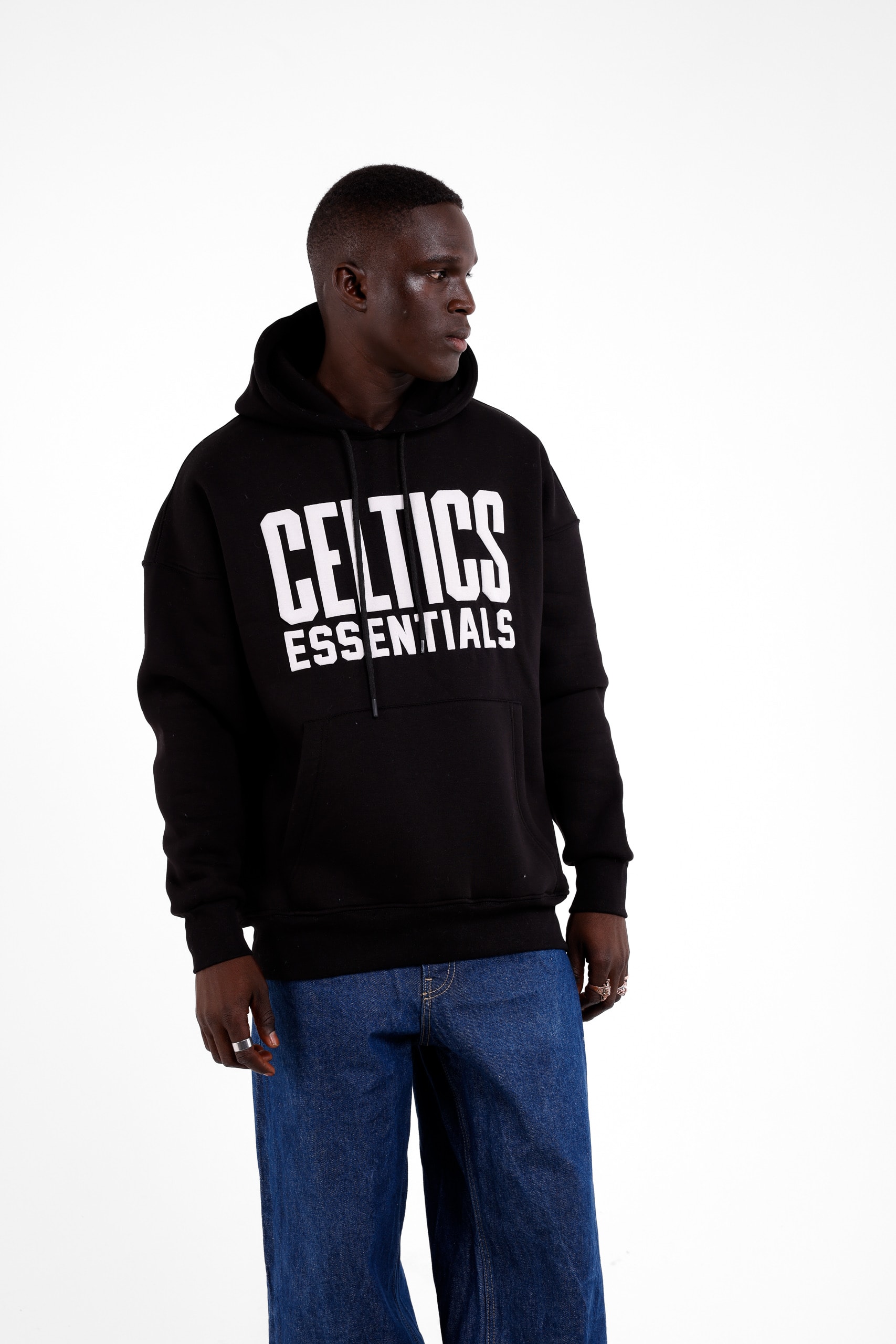 CELTICS ESSENTIALS Sweatshirt  - Siyah