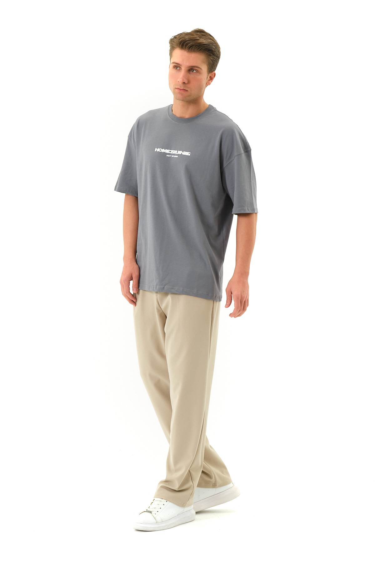 Home Baskılı Oversize T-shirt