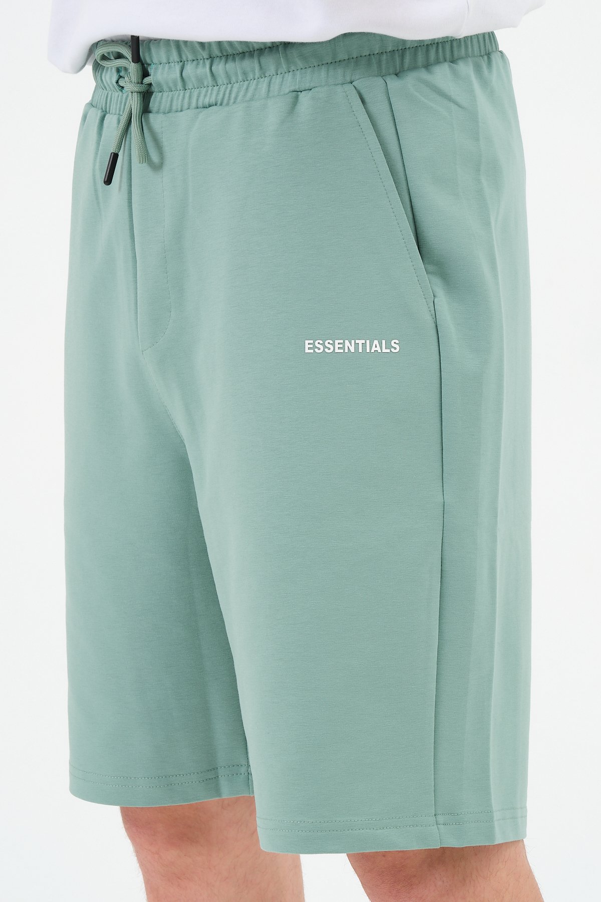 Essentials Baskılı Oversize Şort