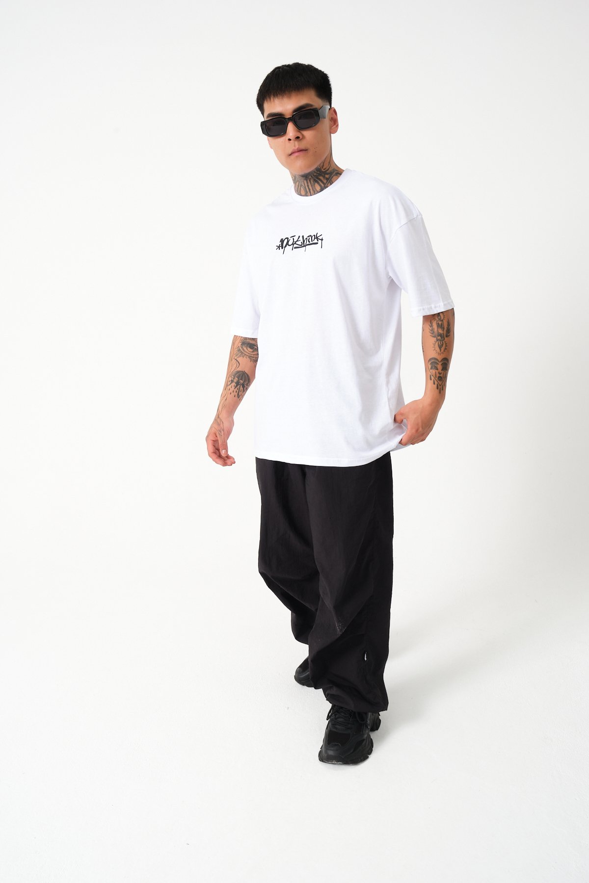 Butterfly Baskılı Oversize T-shirt