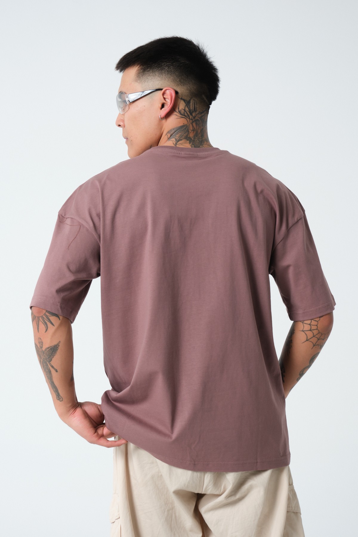 NY Baskılı Oversize T-shirt