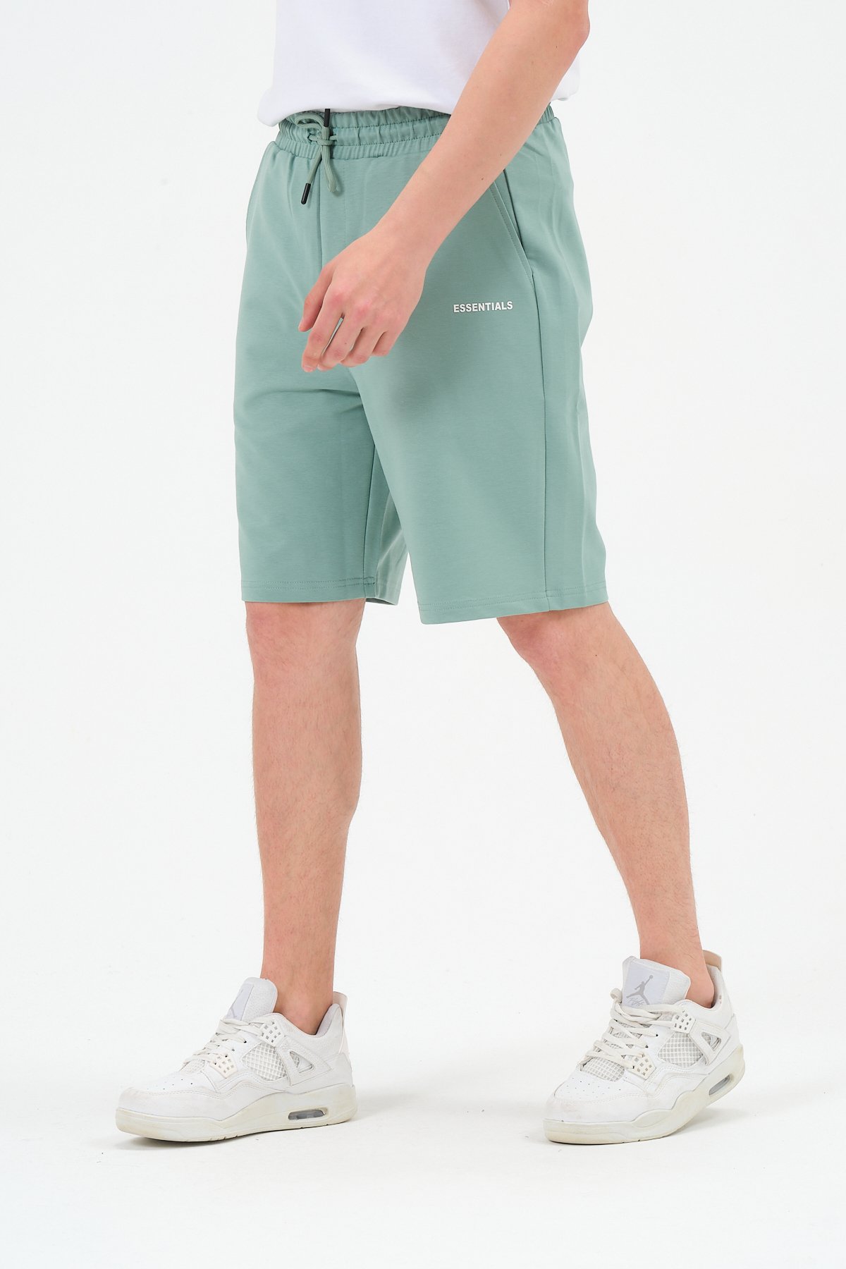 Essentials Baskılı Oversize Şort