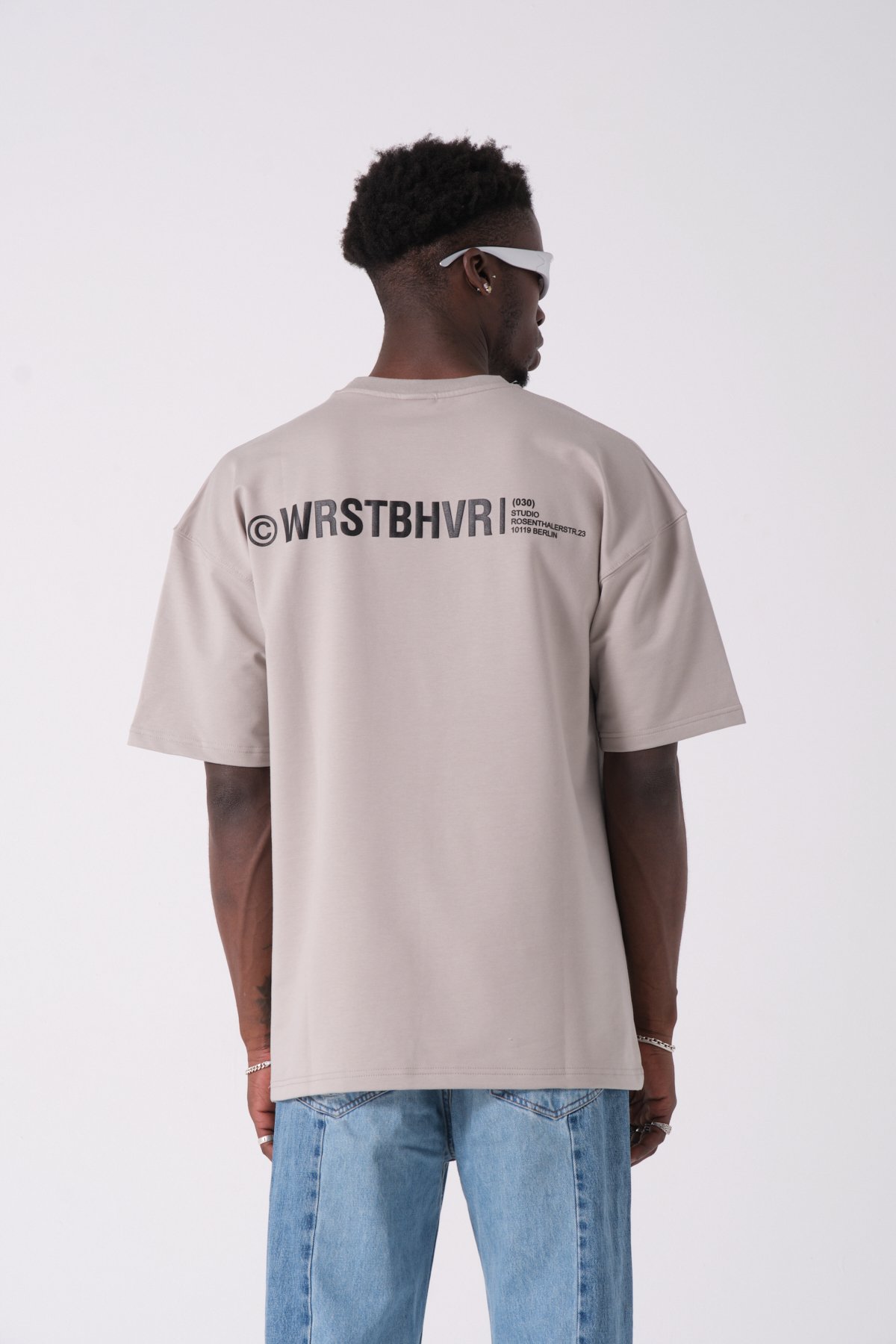 WRSTBHVRI Baskılı Oversize T-shirt