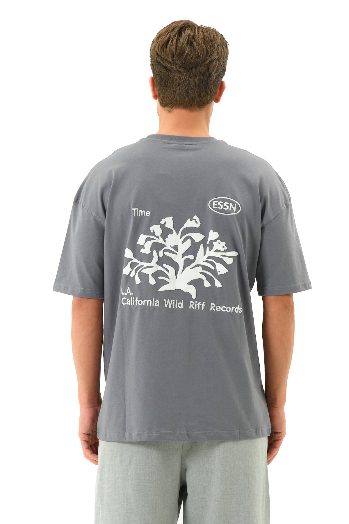 LA Baskılı Oversize T-shirt