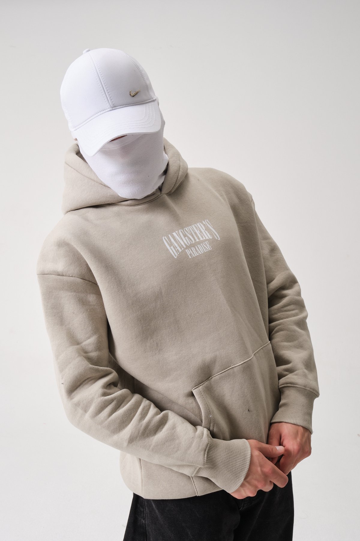 Gangster's Paradise Baskılı Oversize Sweatshirt