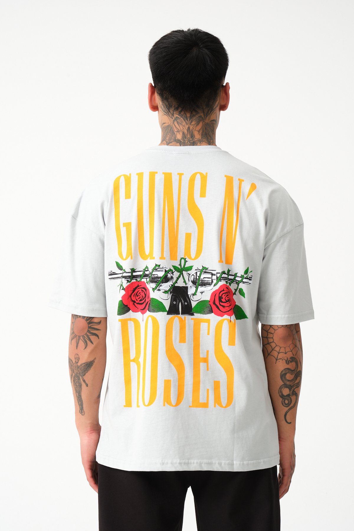 GUNS' ROSES Baskılı T-shirt