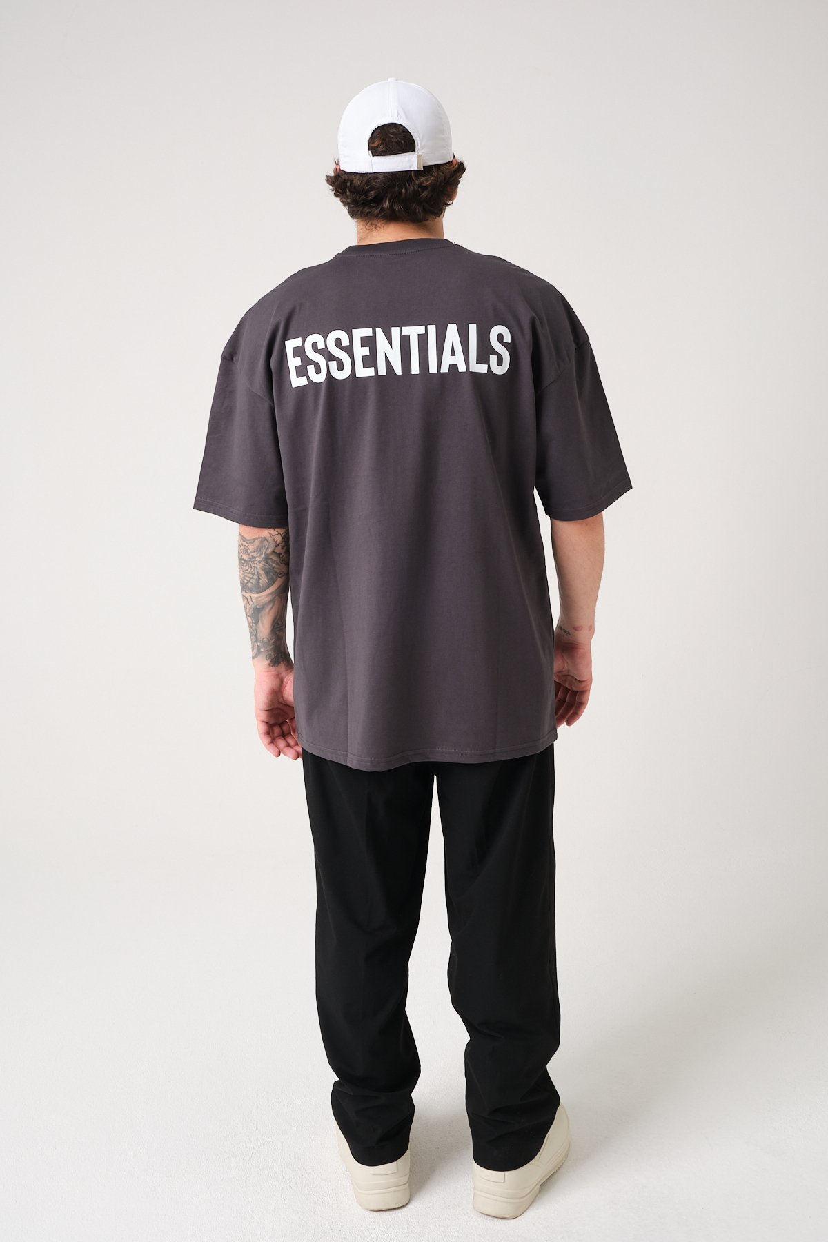 Essentials Baskılı Oversize T-shirt