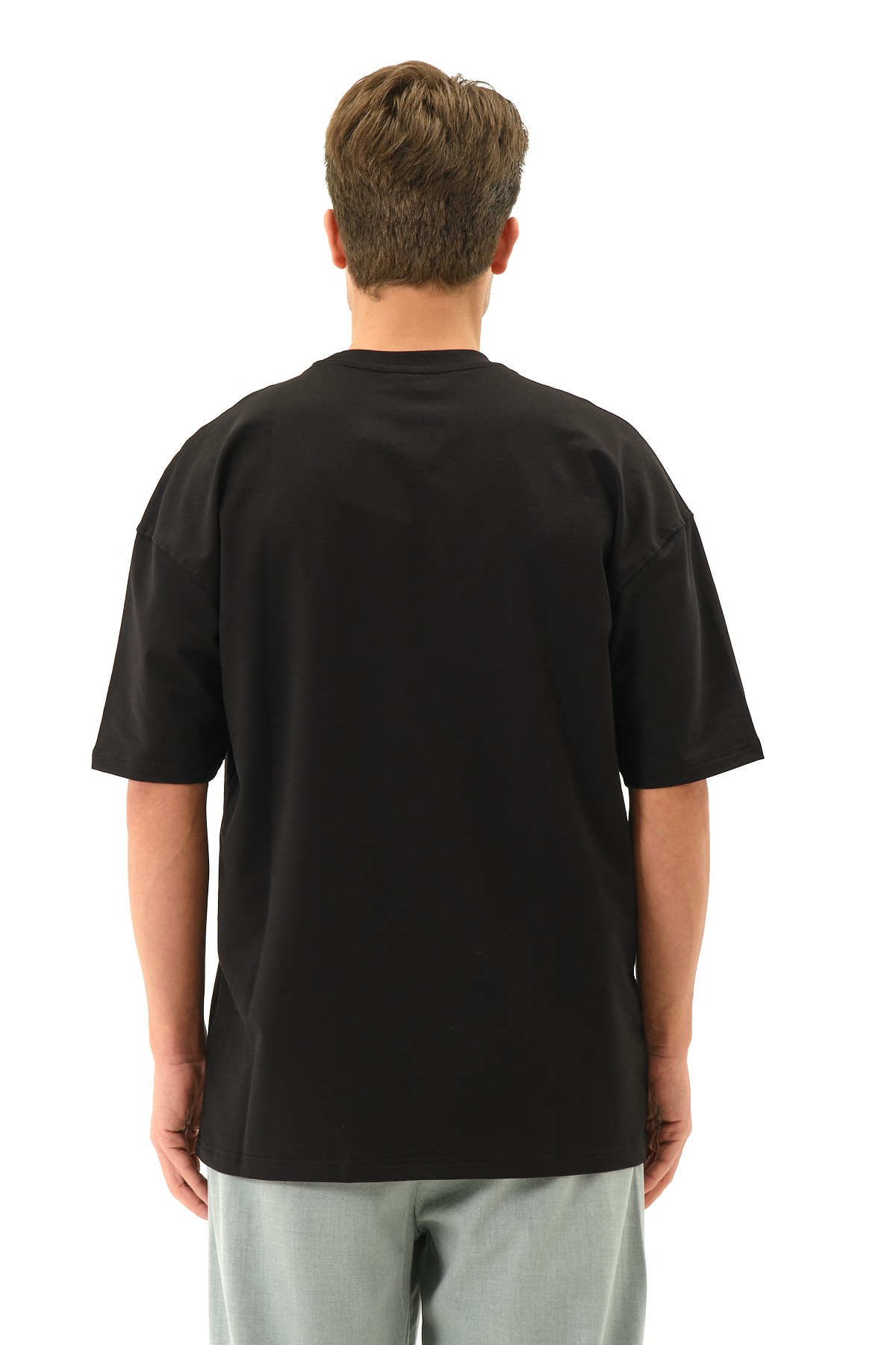 STWD Nakışlı Oversize T-shirt