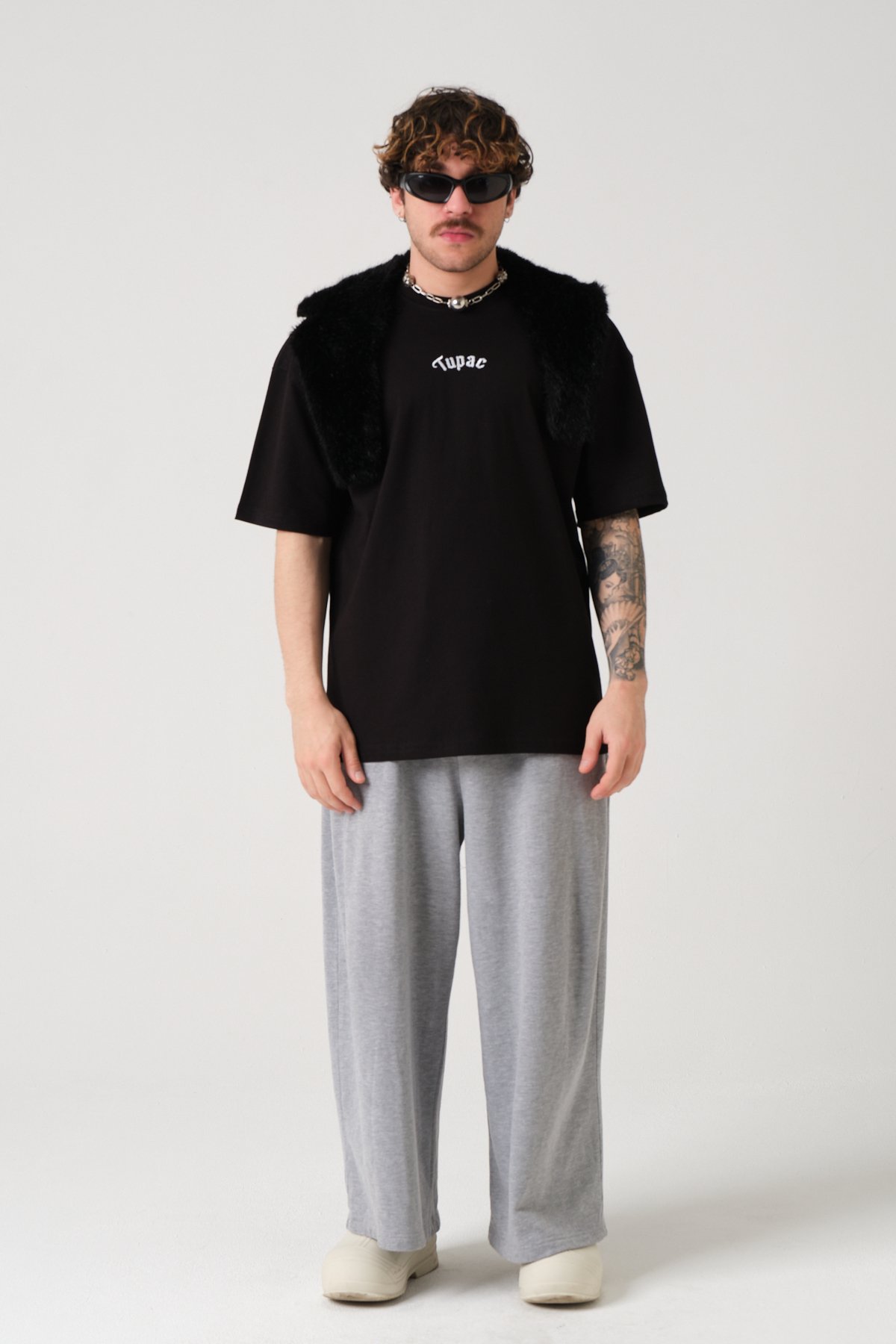 Tupac Baskılı T-shirt