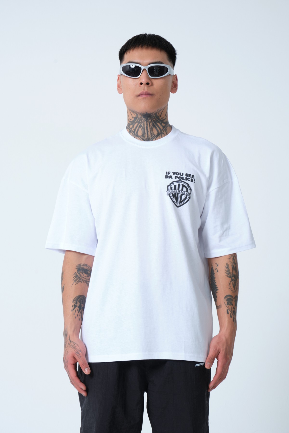 WB Baskılı Oversize T-shirt